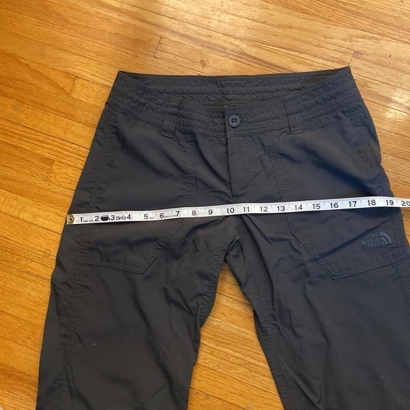 The North Face Capri pants black 6 drawstring button zipper outdoor Gorpcore - Picture 5 of 11